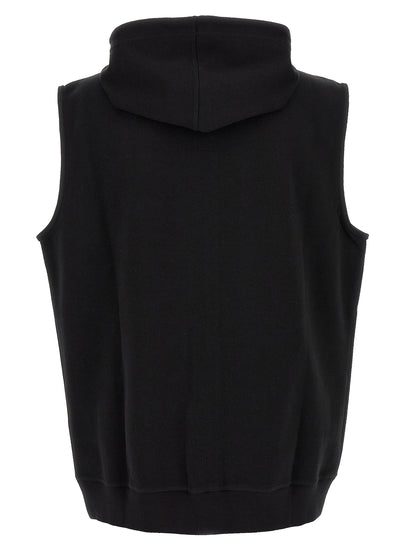 Brunello Cucinelli Black Cotton Sleeveless Jacket