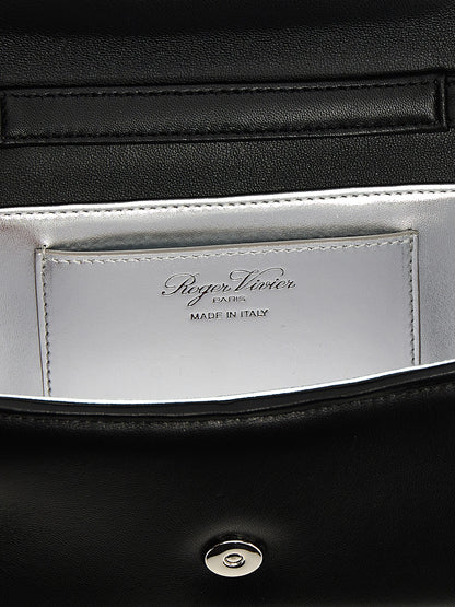 Roger Vivier Black Lamb Leather Handbag