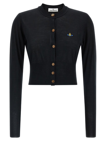 Vivienne Westwood Black Wool Cardigan