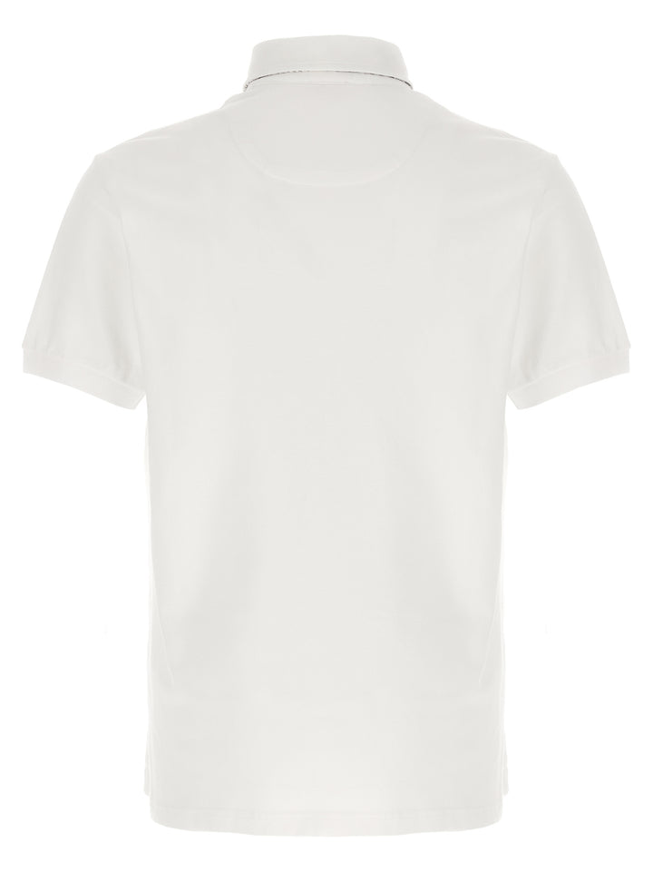 Etro White Cotton Polo Shirt