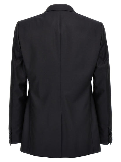 Dolce & Gabbana Blue Virgin Wool Two-Piece Suit