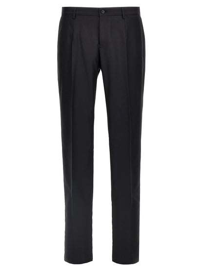Dolce & Gabbana Blue Virgin Wool Two-Piece Suit
