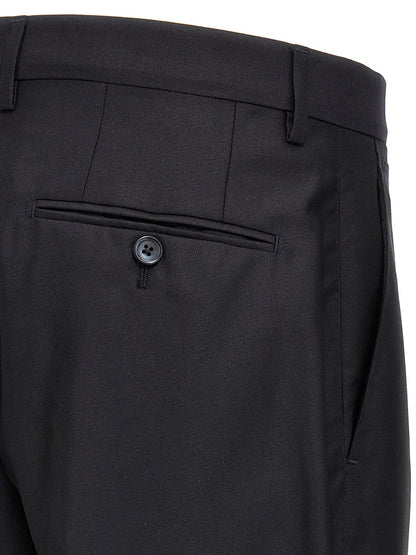 Dolce & Gabbana Blue Virgin Wool Two-Piece Suit