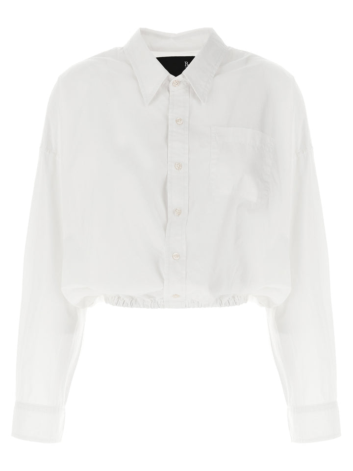 R13 White Cotton Blouse