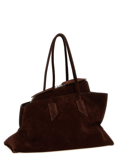 The Attico Brown Calfskin Shoulder Bag