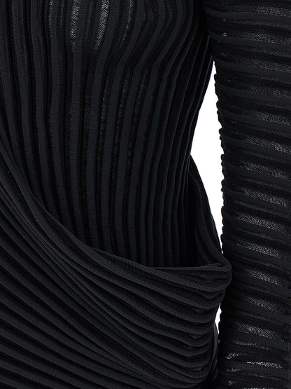 Issey Miyake Black Polyester Shirt