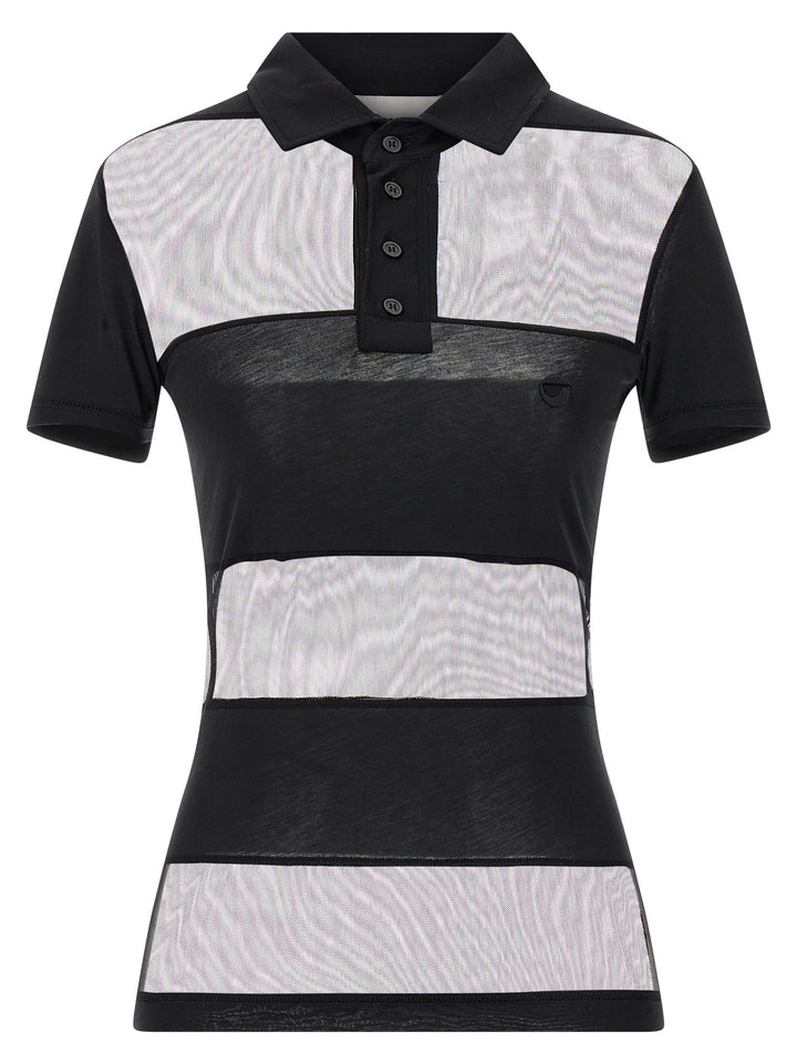 Coperni Black Cotton Polo Shirt