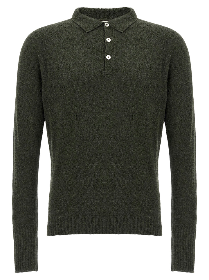 MA'RY'YA Bicolor Cotton Polo Shirt
