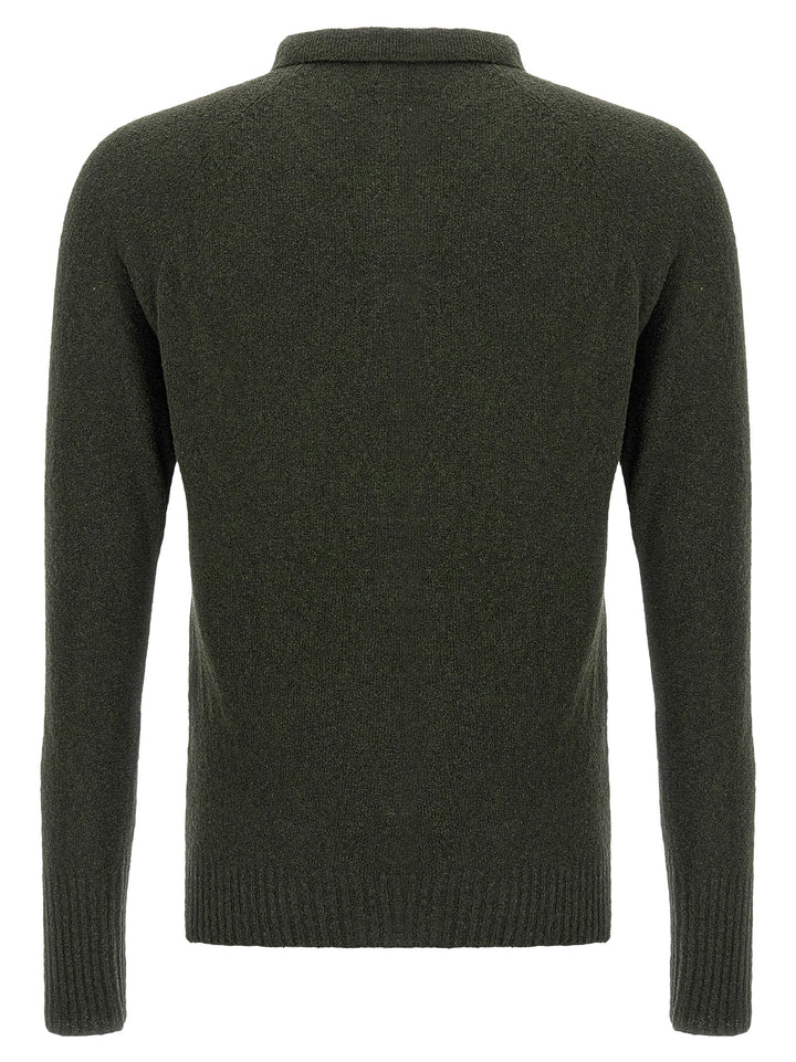 MA'RY'YA Bicolor Cotton Polo Shirt