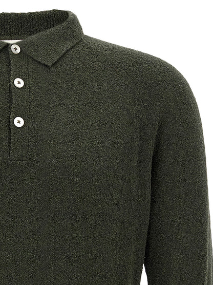 MA'RY'YA Bicolor Cotton Polo Shirt