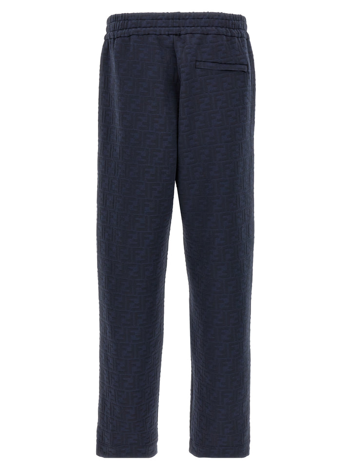Fendi Blue Polyester Joggers (Workout Pants)
