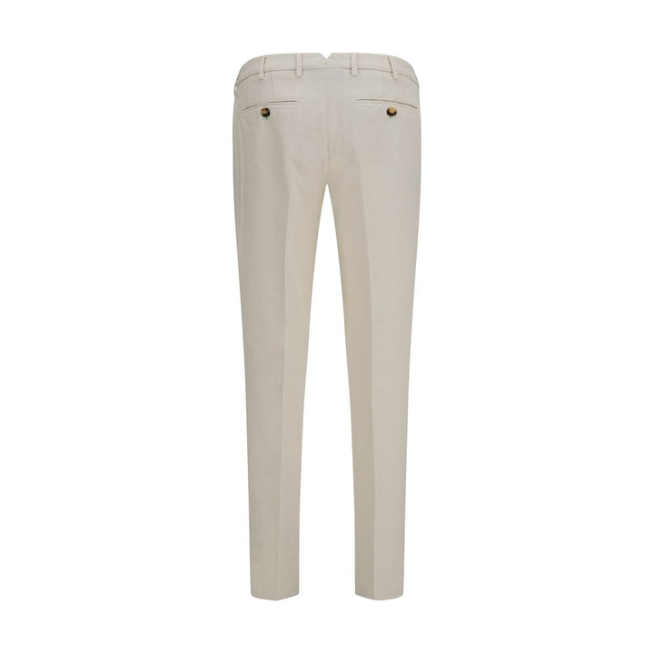 Brunello Cucinelli White Cotton Casual Pants