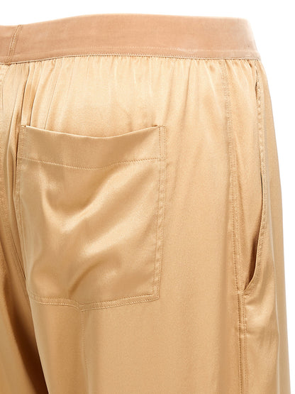 Tom Ford Beige Silk Casual Pants
