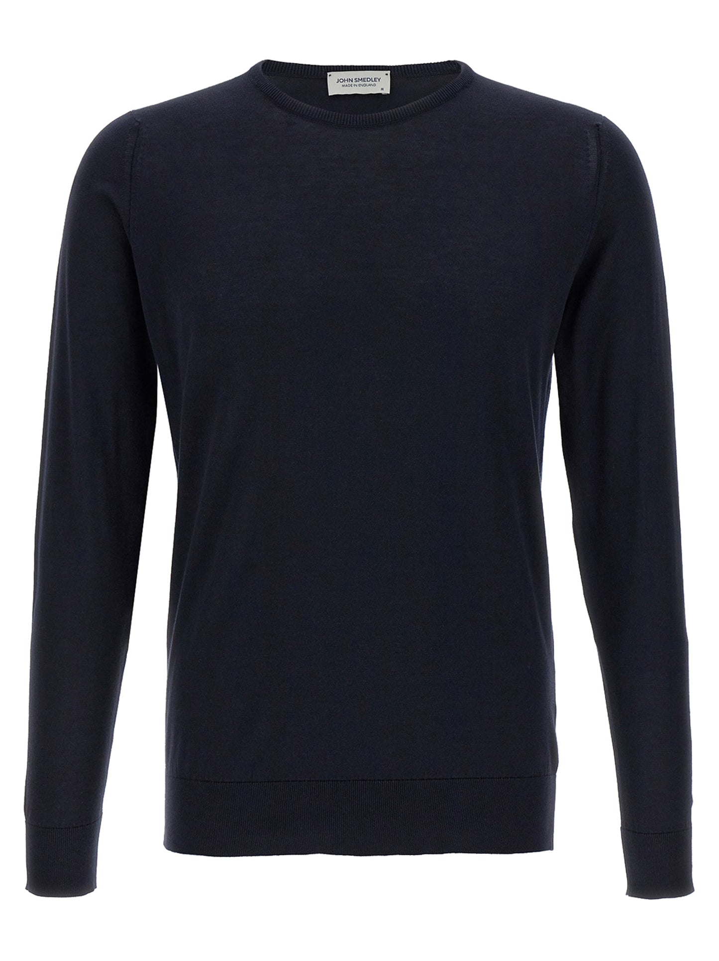 JOHN SMEDLEY Blue Cotton Cardigan