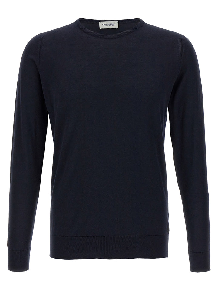 JOHN SMEDLEY Blue Cotton Cardigan