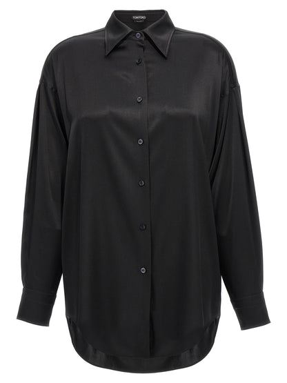 Tom Ford Black Silk Blouse