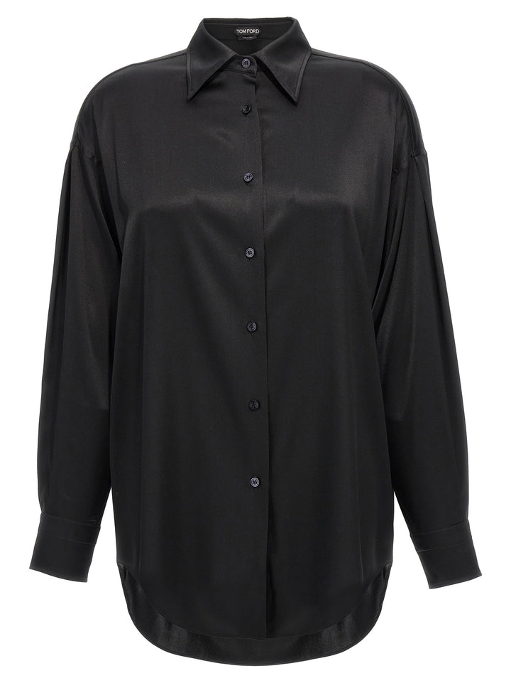 Tom Ford Black Silk Blouse