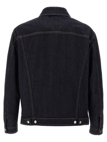 Fendi Blue Cotton Denim Jacket
