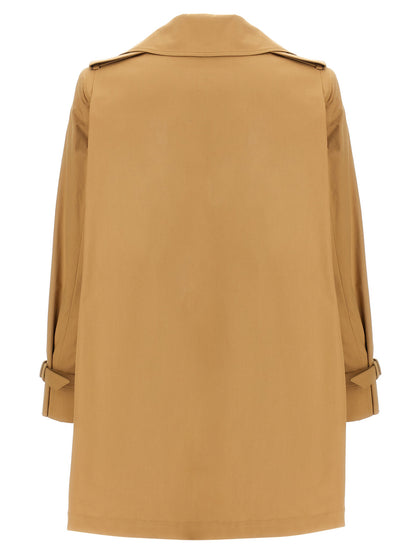 Max Mara Brown Cotton Coat