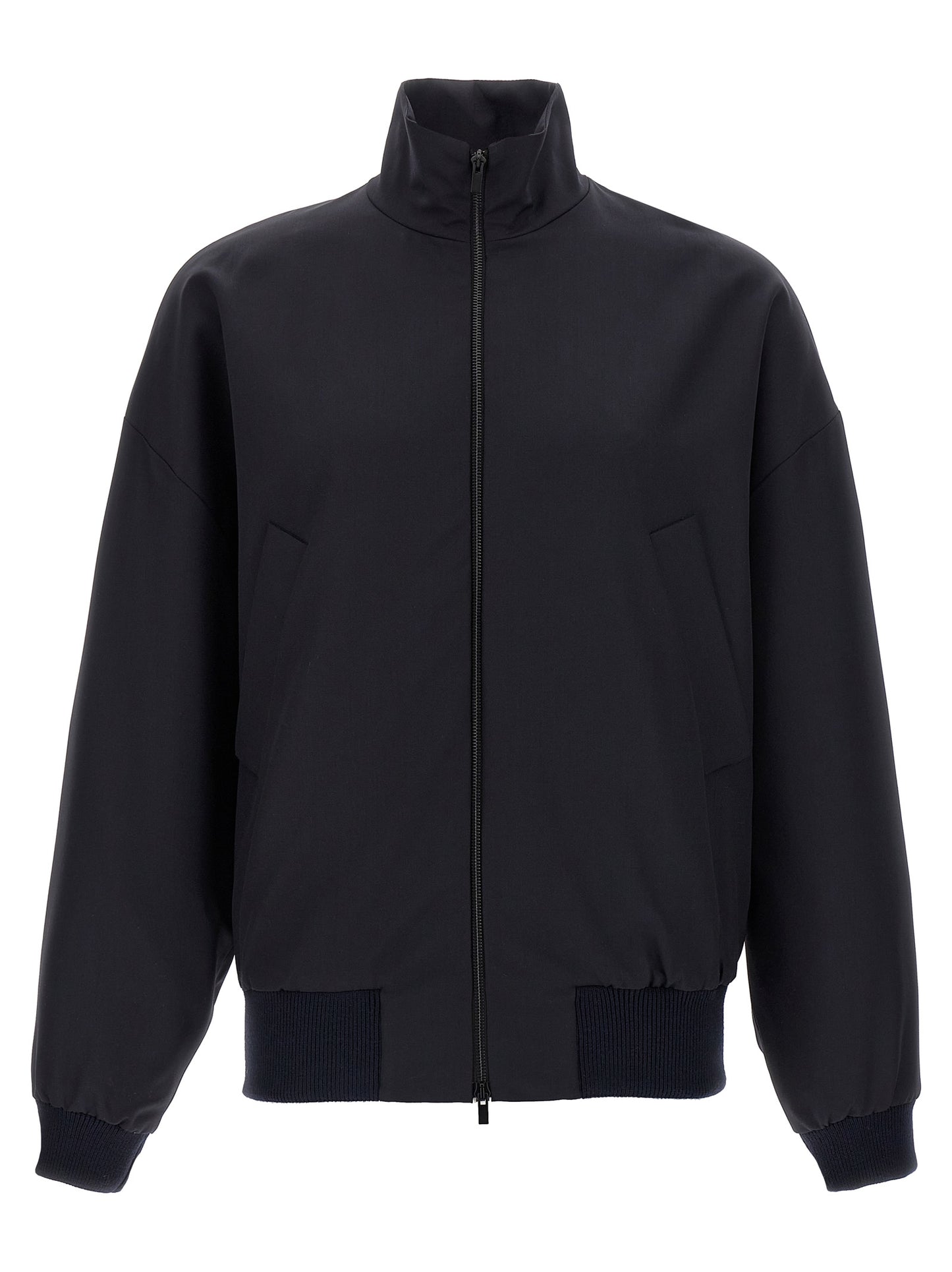 Fear Of God Blue Virgin Wool Full-Length Jacket