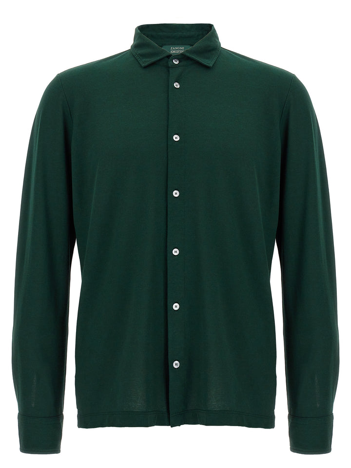 ZANONE Bicolor Cotton Blouse