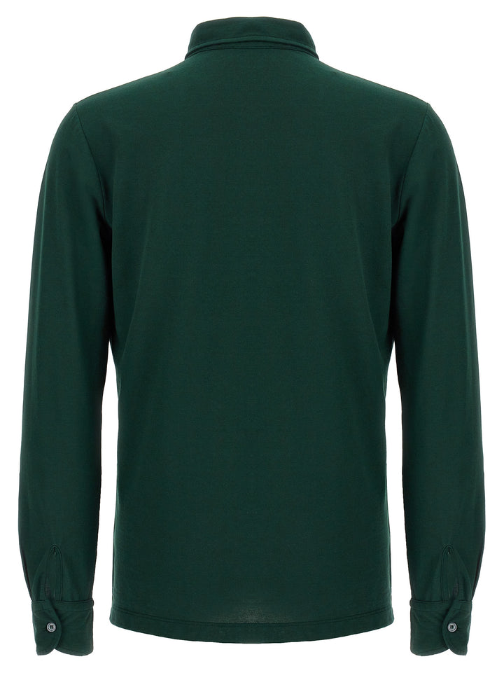 ZANONE Bicolor Cotton Blouse