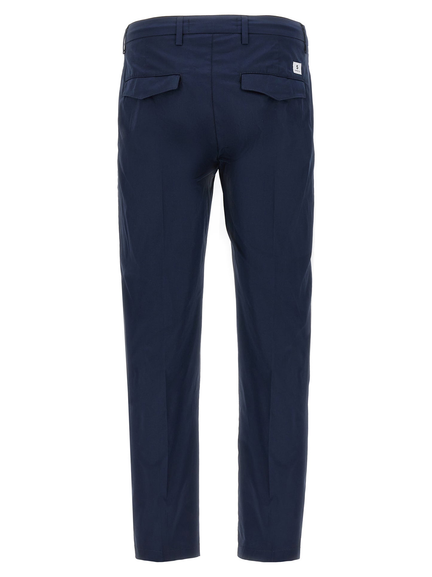 Department 5 Blue Cotton Cropped Pants