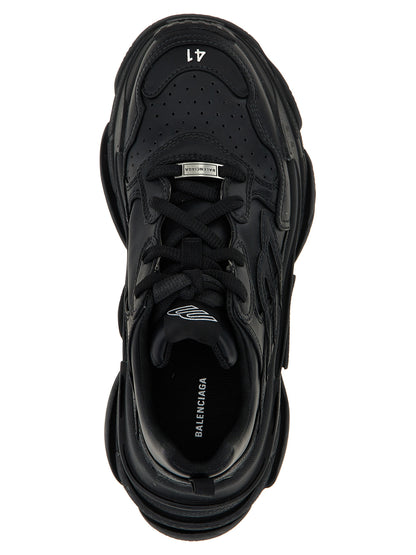 Balenciaga Black Polyethylene Athletic Sneakers