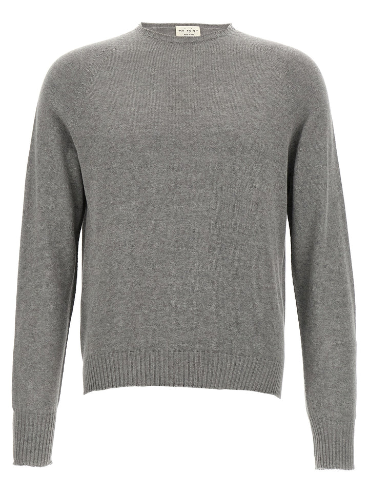 MA'RY'YA Gray Cotton Cardigan