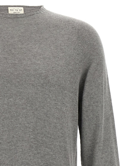 MA'RY'YA Gray Cotton Cardigan
