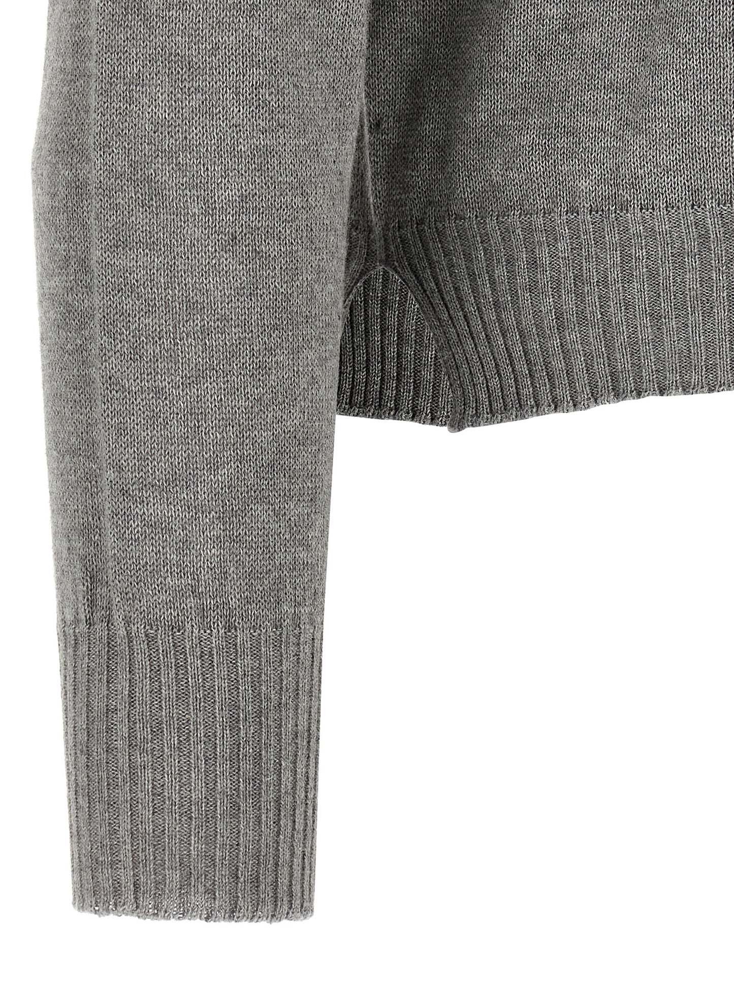 MA'RY'YA Gray Cotton Cardigan