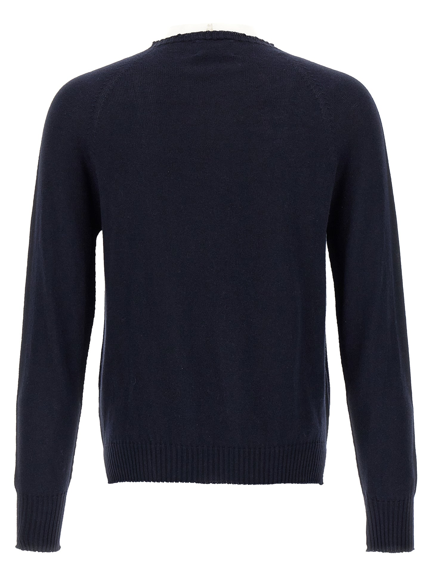 MA'RY'YA Blue Cotton Cardigan