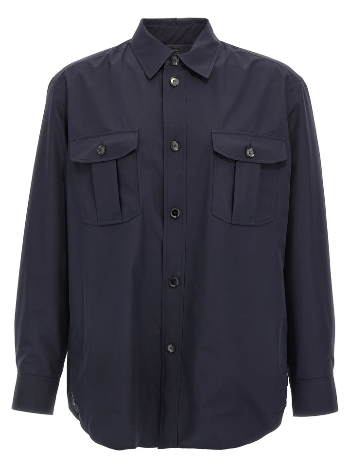 Brioni Blue Silk Jacket