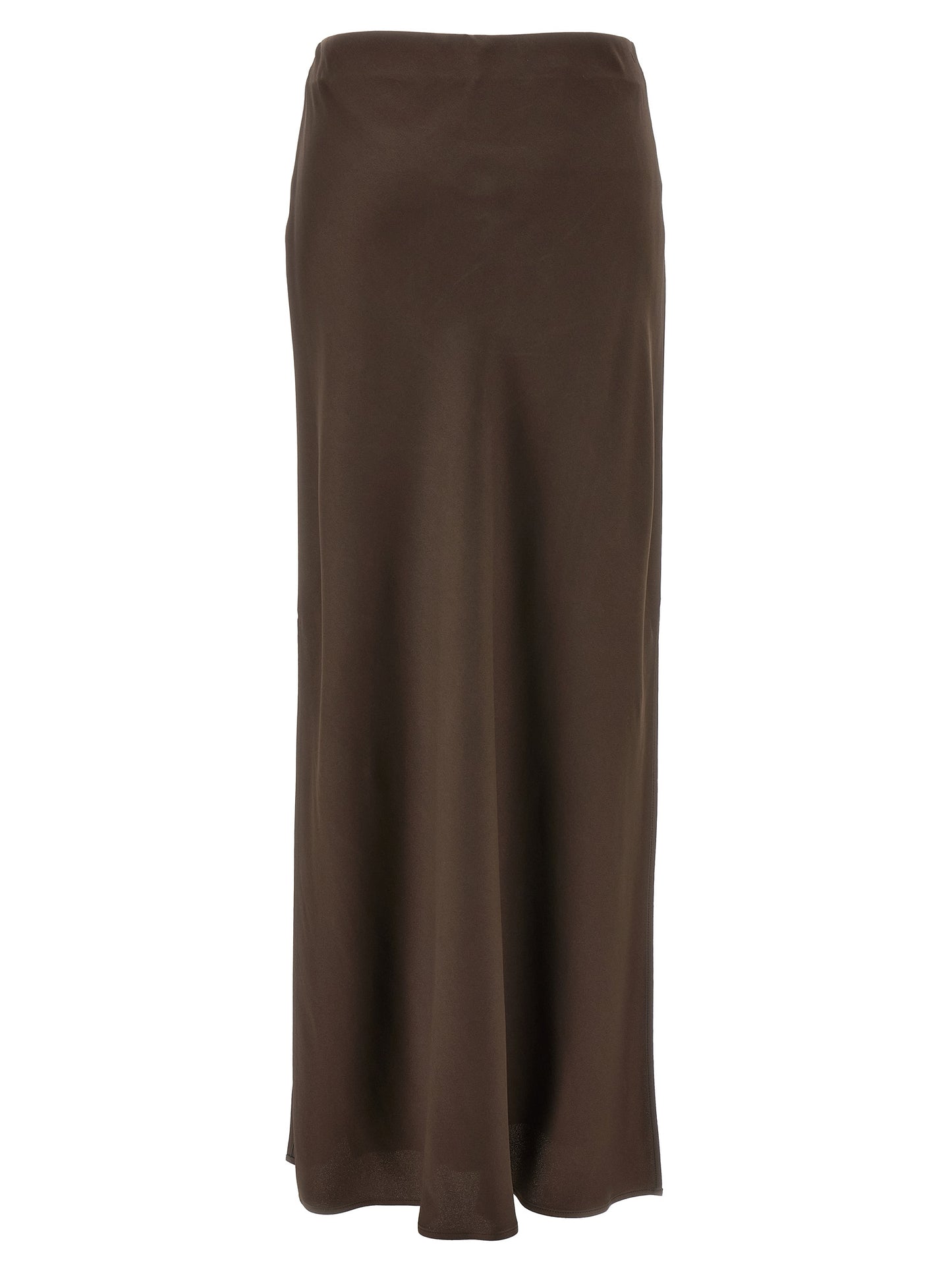 Brunello Cucinelli Brown Acetate Mini Skirt