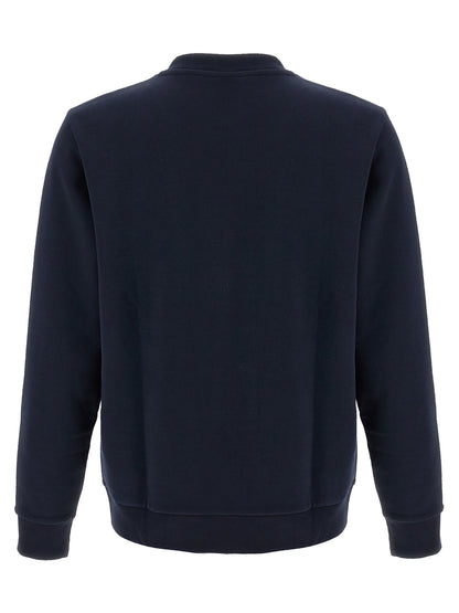 Hugo Boss Blue Cotton Sweatshirt