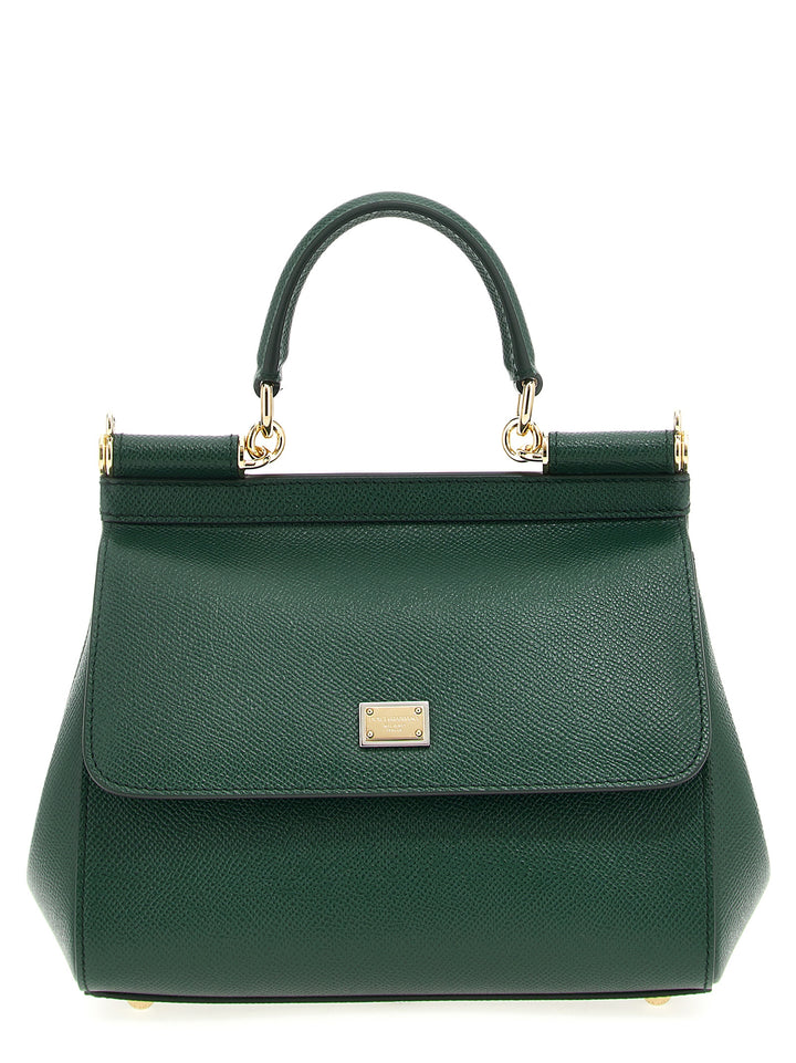 Dolce & Gabbana Bicolor Calfskin Handbag