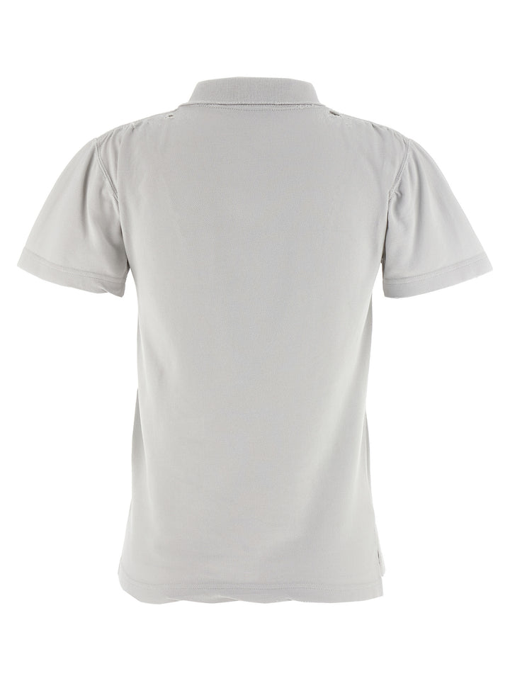 Balenciaga Gray Cotton Polo Shirt