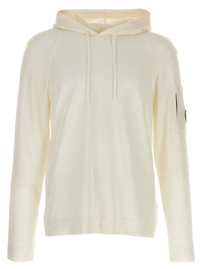 C.P. Company White Cotton Sweatshirt