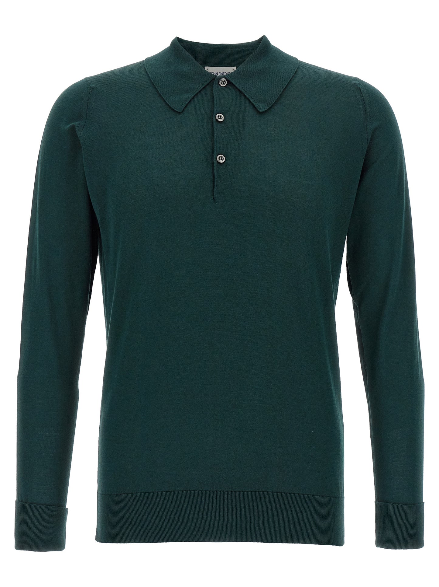 JOHN SMEDLEY Bicolor Cotton Polo Shirt