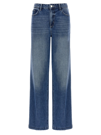 L'Agence Blue Cotton Jeans Denim