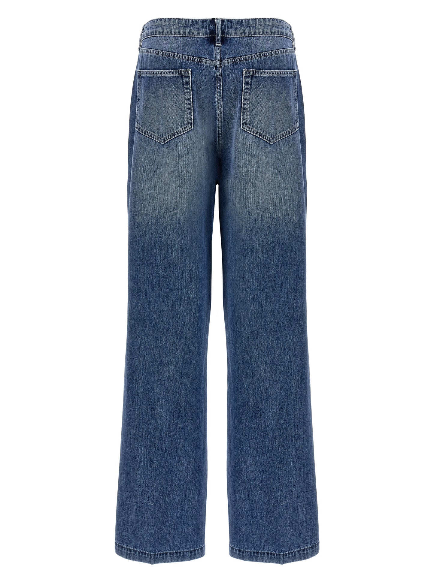 L'Agence Blue Cotton Jeans Denim