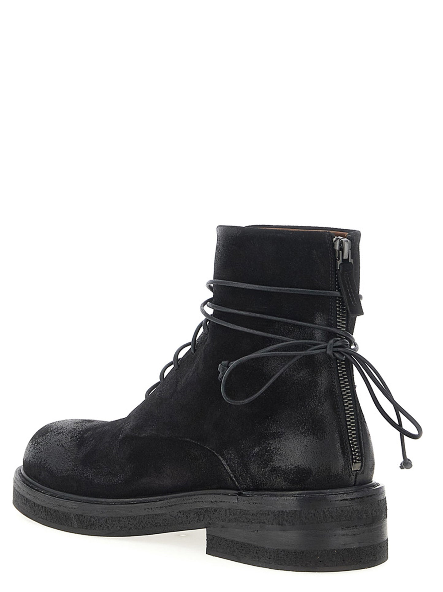 Marsell Black Cotton Chelsea Boots