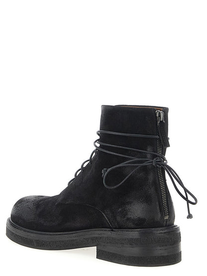Marsell Black Cotton Chelsea Boots