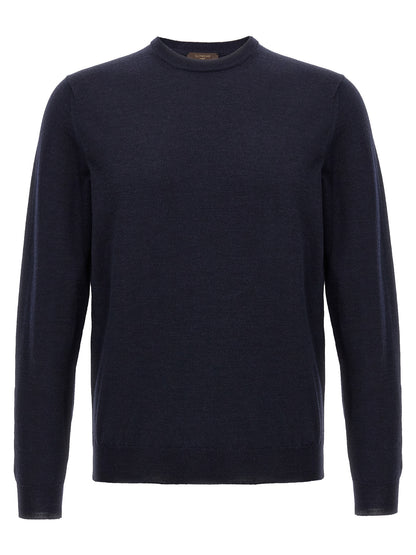 ZANONE Blue Virgin Wool Cardigan