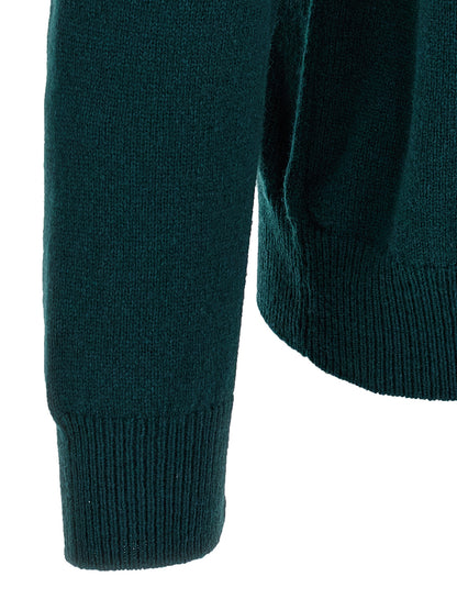 ZANONE Bicolor Virgin Wool Cardigan