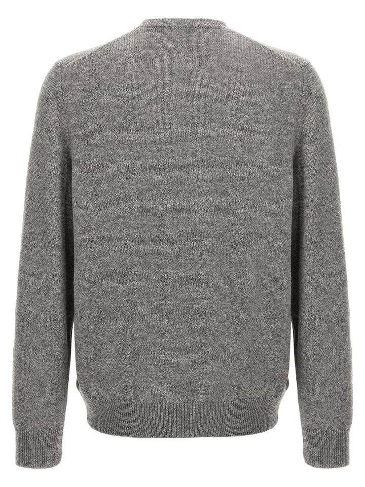 ZANONE Gray Virgin Wool Cardigan
