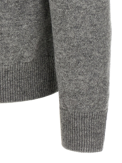 ZANONE Gray Virgin Wool Cardigan