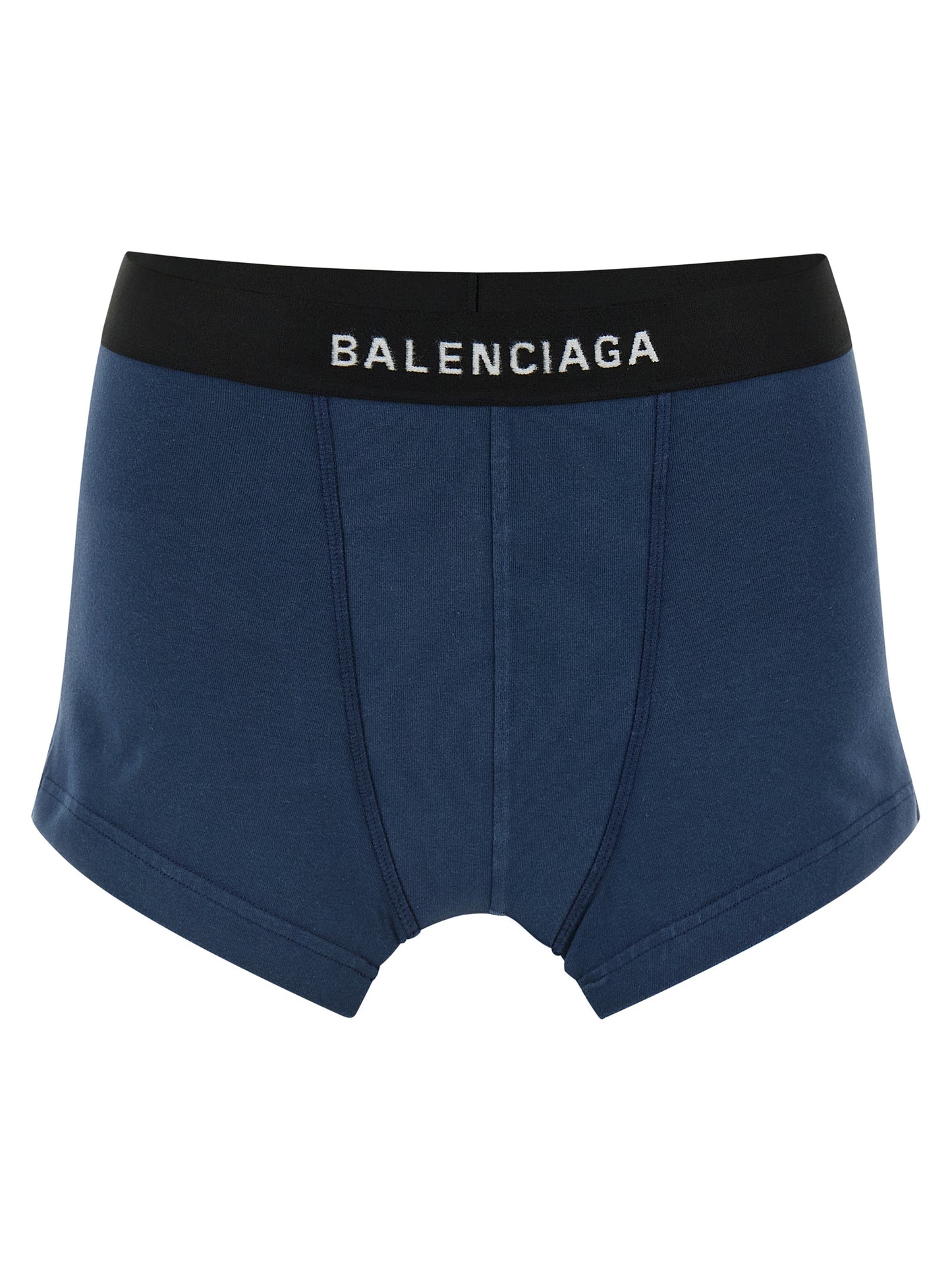 Balenciaga Blue Cotton Long Skirt