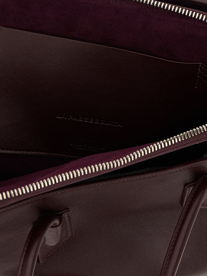 The Attico Purple Calfskin Shoulder Bag