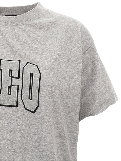 Balenciaga Gray Cotton T-Shirt
